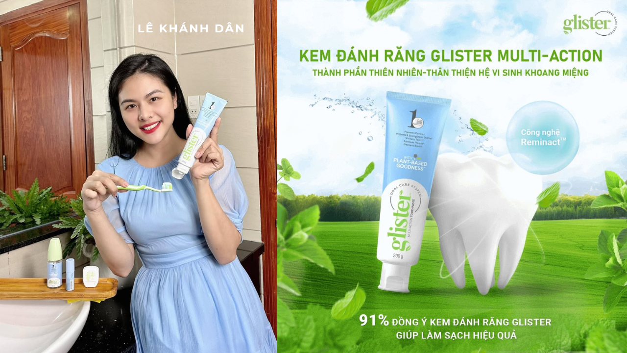 Chăm Sóc Răng Miệng Toàn Diện Cùng Kem Đánh Răng Glister và Bộ Sản Phẩm Glister Amway