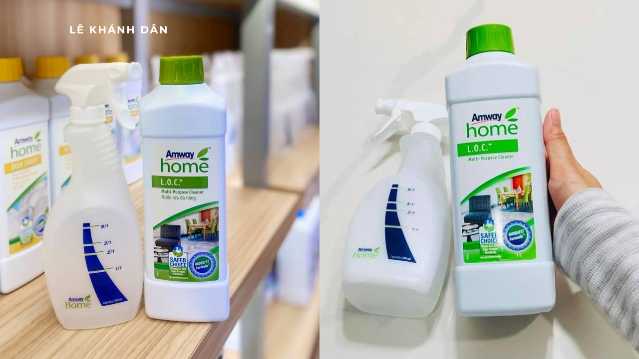 L.O.C. Amway – Nước Rửa Đa Năng Sinh Học: Sạch Toàn Diện, An Toàn Cho Mọi Nhà